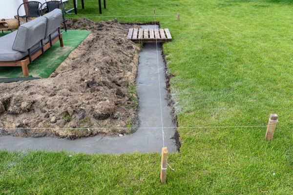 Cement Footer Installation in Bradenton